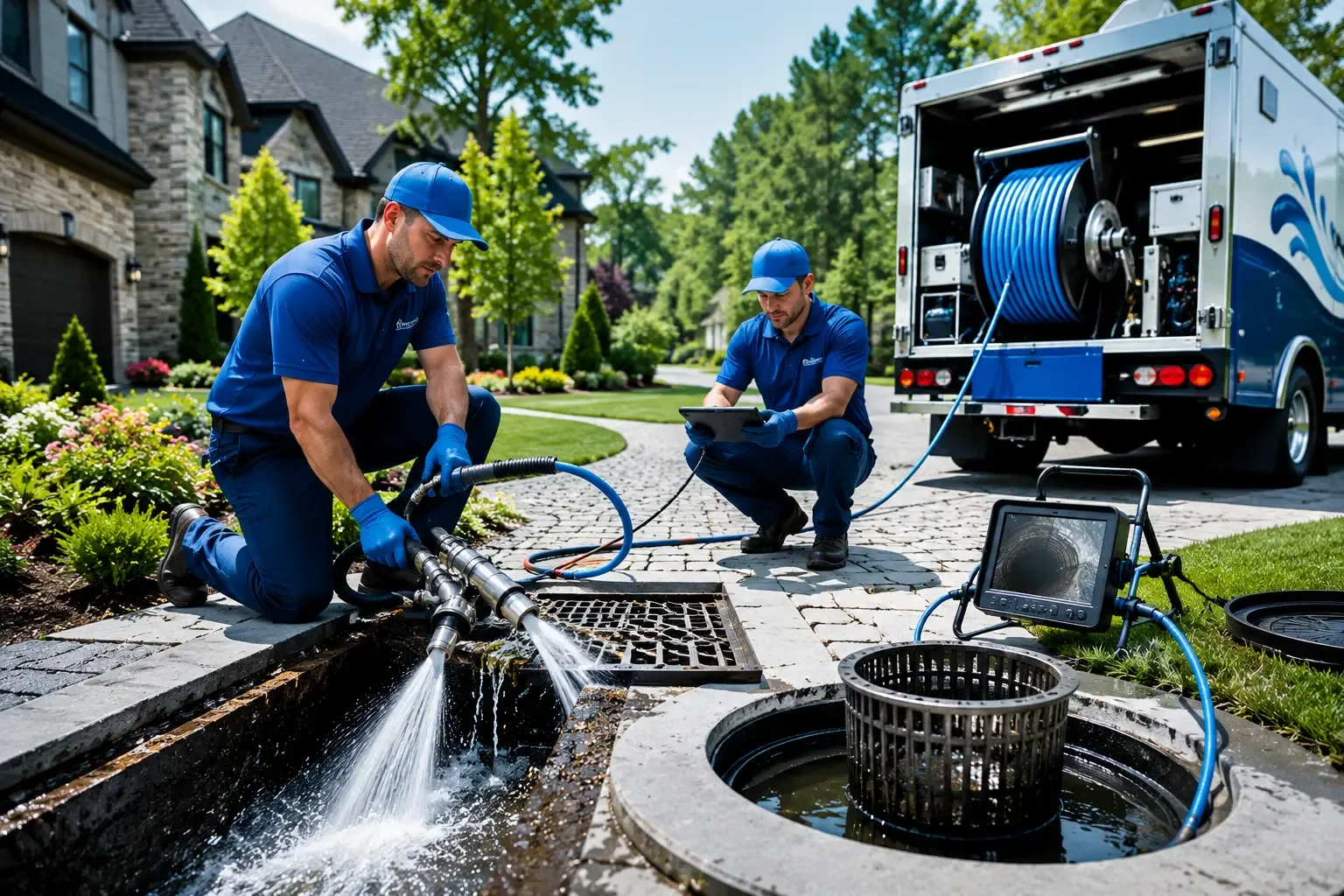 Local outdoor drain cleaning professionals in Brandon, IA
